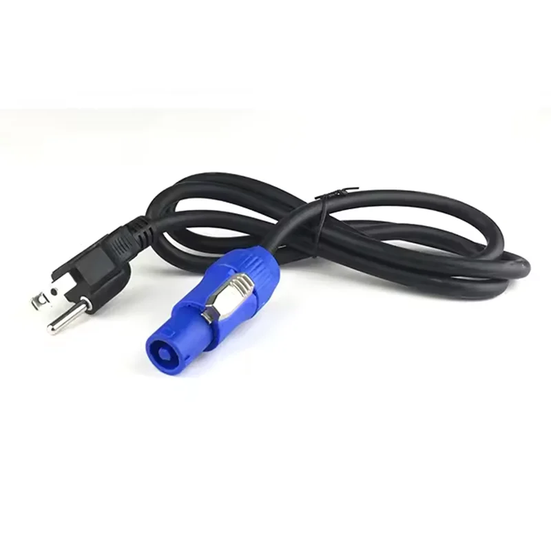 Kabel catu daya lampu panggung kualitas tinggi steker Powercon kabel sambungan daya 1.2M hitam lampu LED acara acara acara lampu DMX512