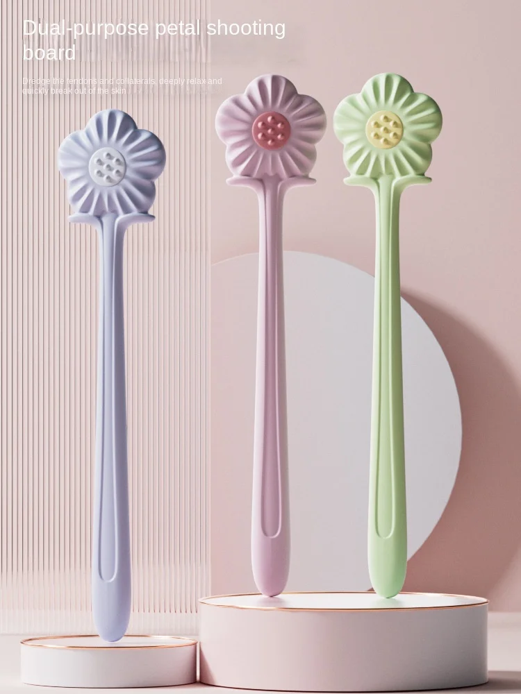 

Flower-Shaped Percussion Muscle Massager for Neck Shoulder Back Muscle Relief Meridian Therapy Non-Slip Grip Reusable Design