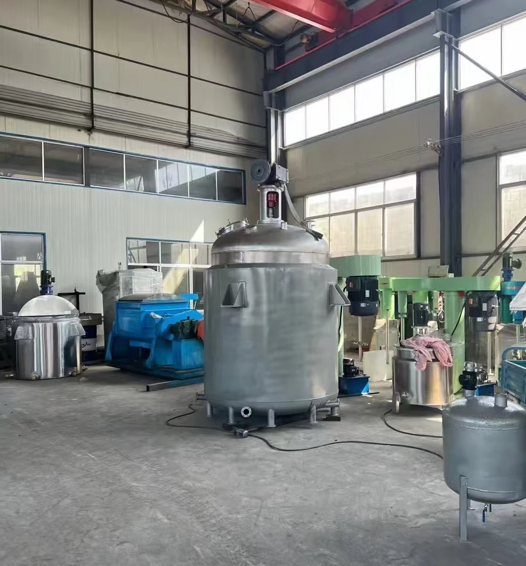Stainless Steel Reaction Kettle for Chemical Synthesis Electric Heating Jacket Stirring Tank 1000L Capacity 380V Voltage