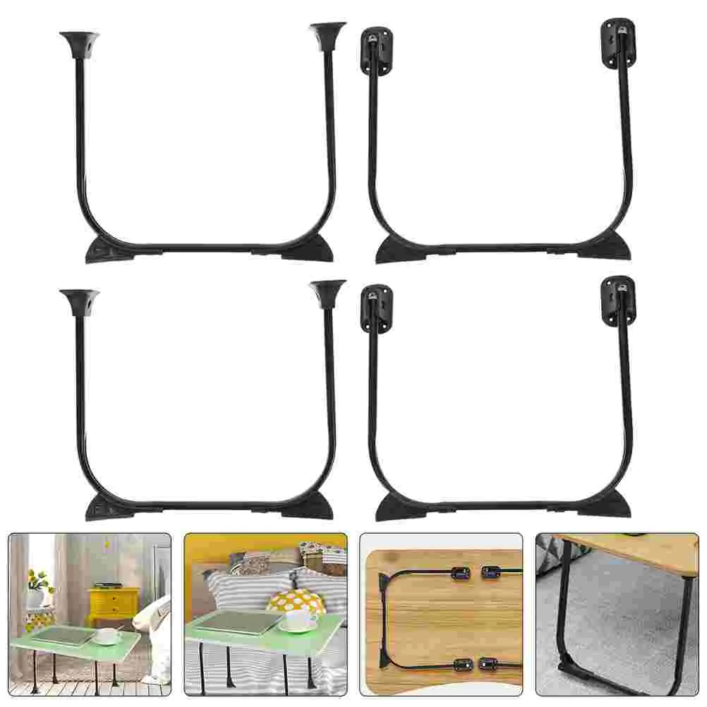 Patas plegables de 4 piezas para muebles, mesa, soporte plegable, accesorios de escritorio, café, portátil