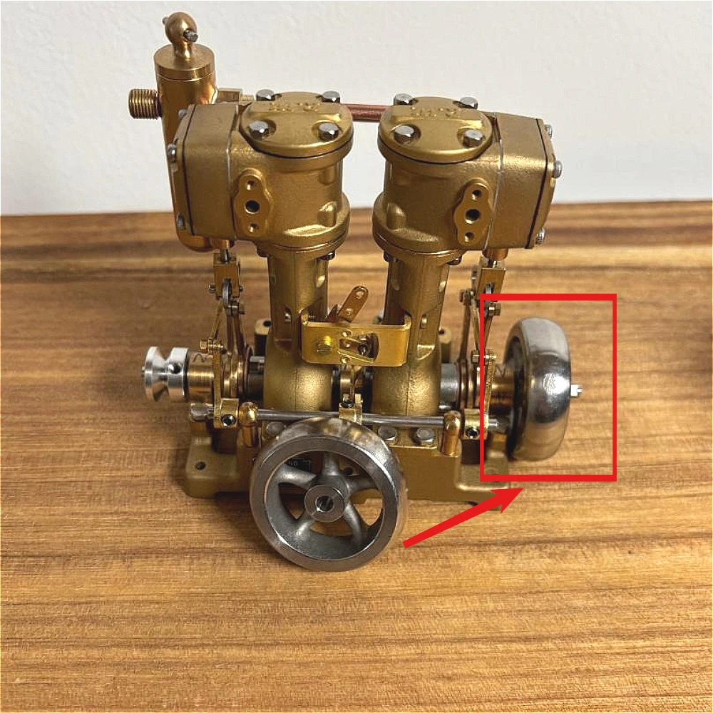 محرك بخاري ستيرلينغ دولاب الموازنة نموذج محرك دولاب الموازنة المعدني الملحقات جيروسكوب دولاب الموازنة عجلة الجمود عجلة موازنة #1