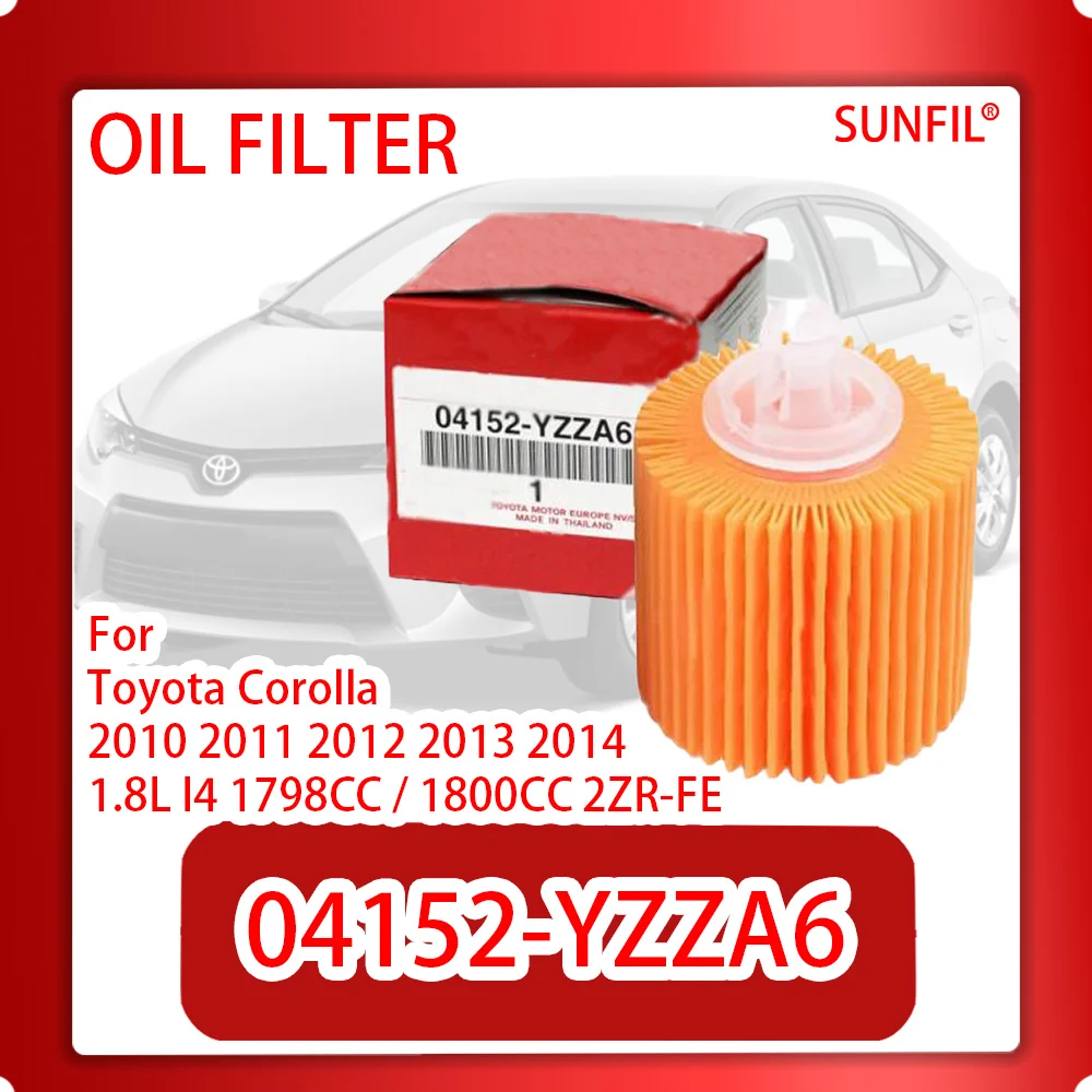 04152-YZZA6 04152-37010 Oil Filter for TOYOTA COROLLA C-HR ALLION AURIS AVENSIS PRIUS RAV4 VERSO YARIS LEXUS CT200H NX200