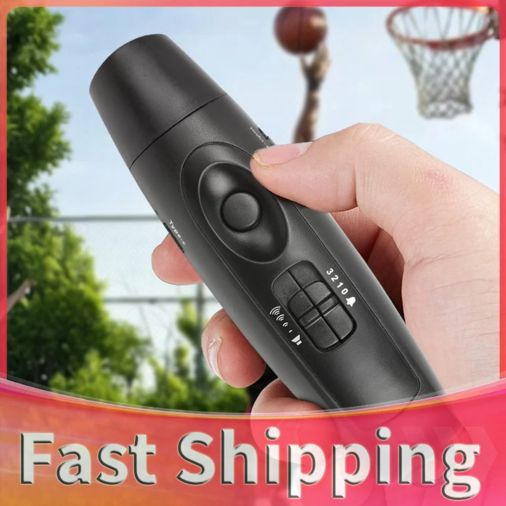 Electronic Whistle USB Rechargeable Electronic Air Bear Horn with LED Safety Light with Lanyard for Hiking Camping Scare Bears