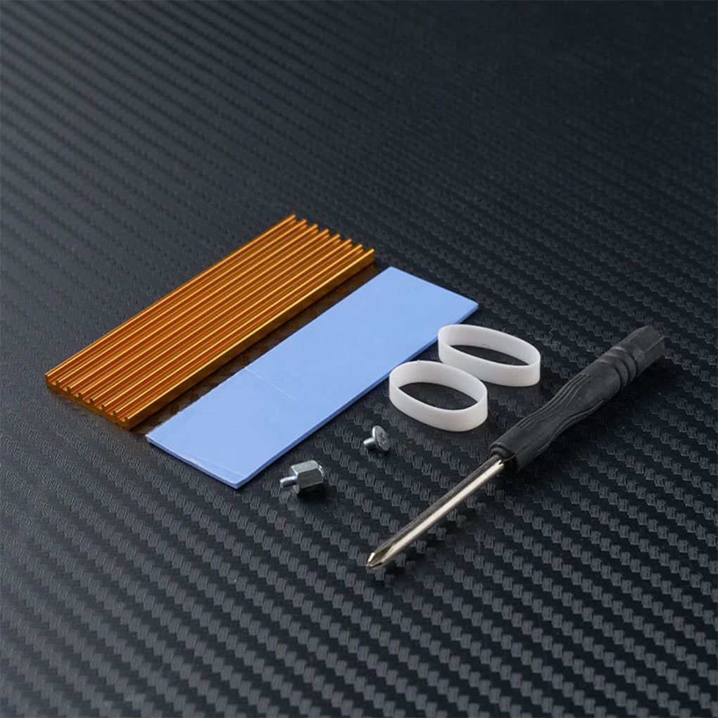 4pcs Silver Heatsink Ssd 4pcs/set M.2 With Anodic Oxidation PC Ssd With Good Thermal Conductivity With Pro