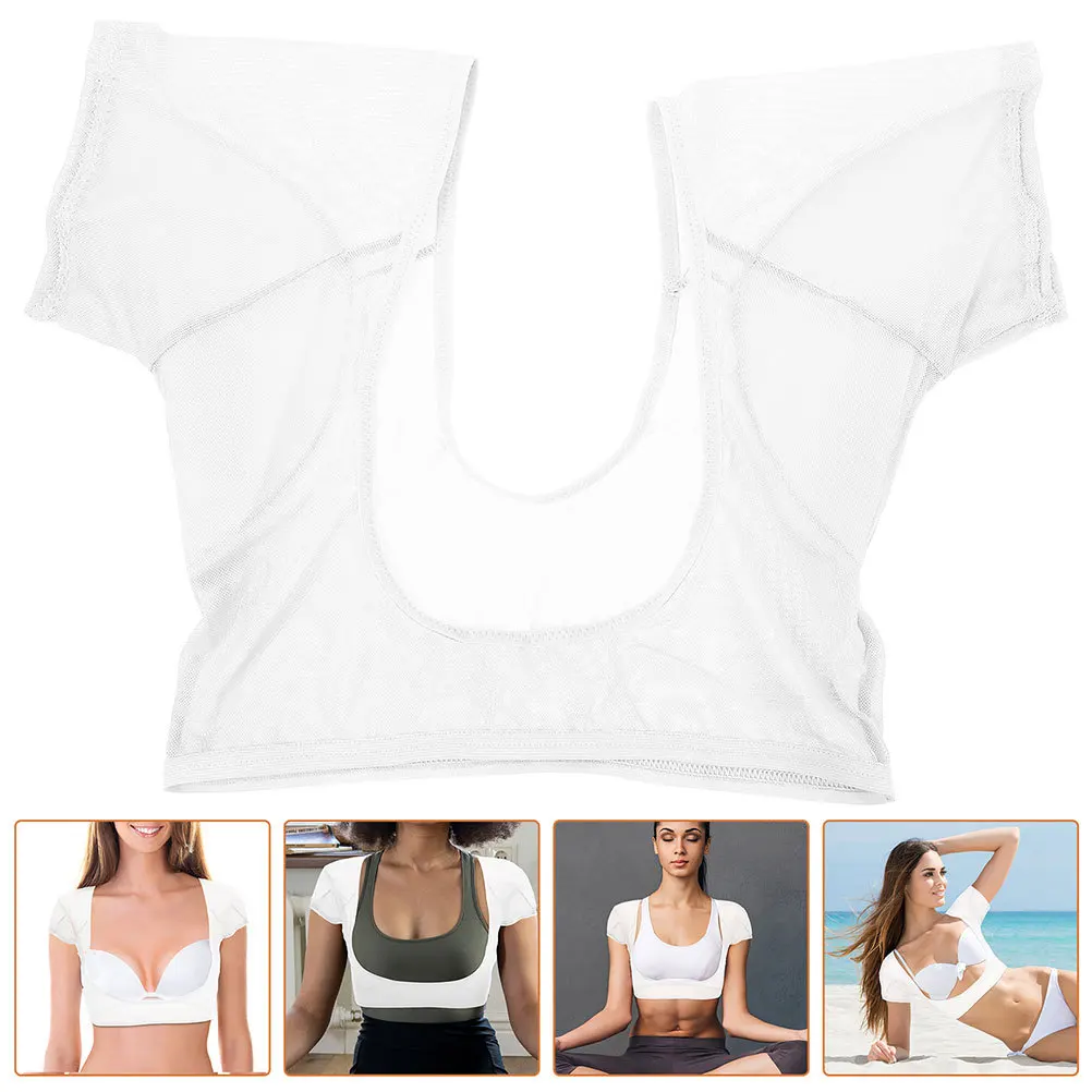 

Women's Underarm Sweat Protector Vest Soft Skin-Friendly Nylon Vest for Daily Workout Outdoor Activities Sweat Absorbing