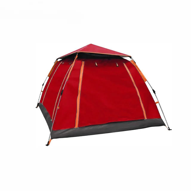 factory wholesale customization of 3-4 person pop-up automatic family camping tents