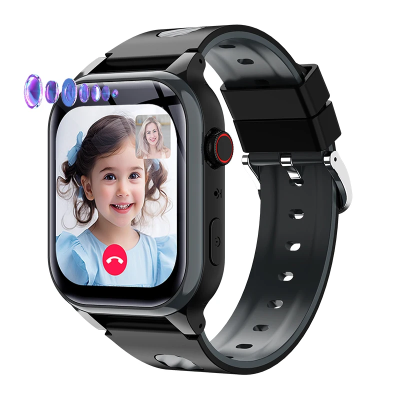 Reloj Inteligente para Niños TCDSTAR Y78, Tarjeta SIM 4G, Memoria de 2+16 GB, Posicionamiento GPS+WIFI+LBS, Modo Clase, Chat de Voz, Videollamada