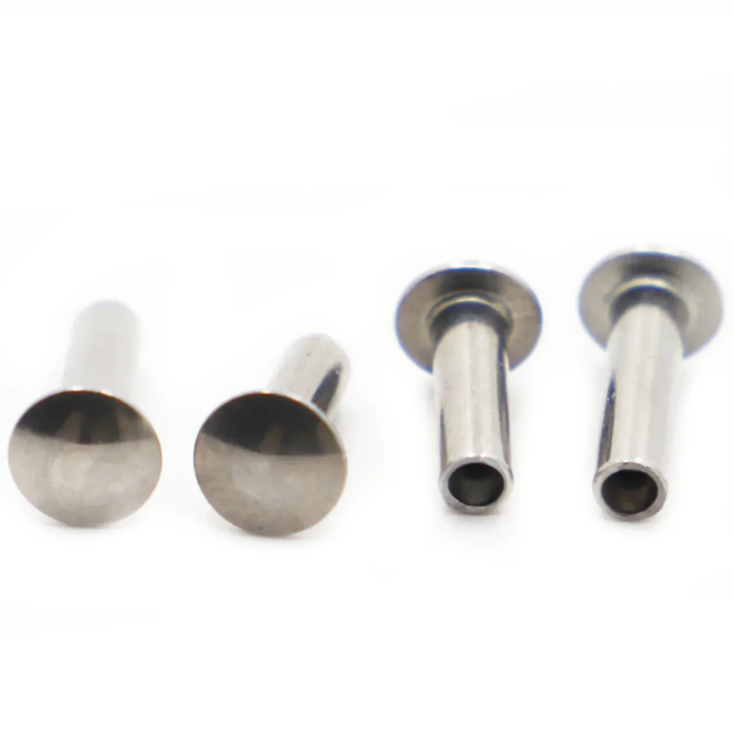 M2 M2.5 M3 M4 M5 304 Stainless Steel GB873 Truss Head Half Semi Hollow Shank Rivet Screw 20PCS
