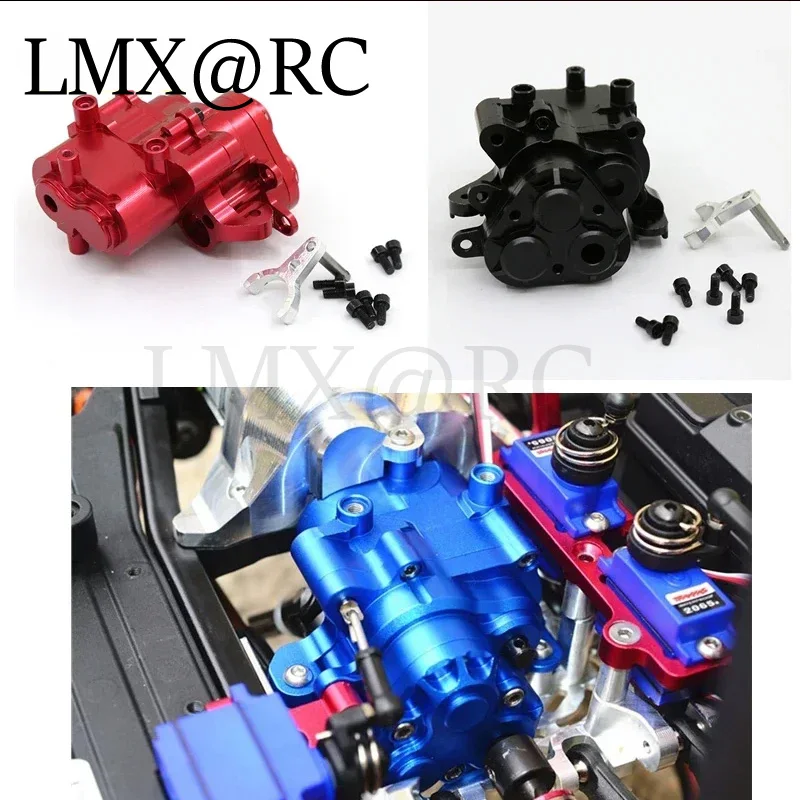 LMX RC سيارة معدنية علبة التروس المركزية الإسكان ل 1/10 RC الزاحف سيارة TRX4 TRX-4 المدافع برونكو G500 k5 TRX-6 اكسسوارات