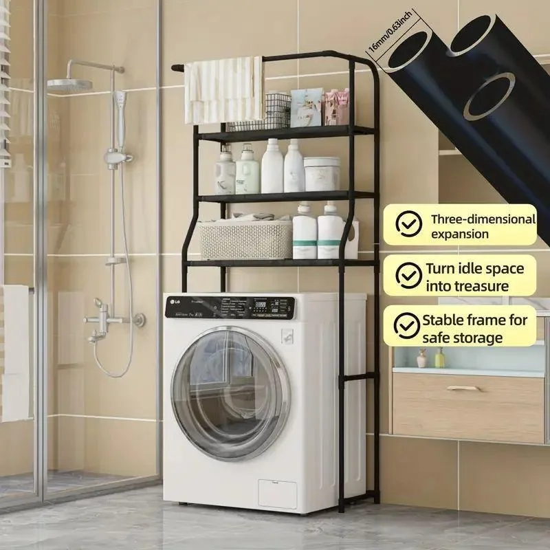 Washing machine base frame, liftable mobile anti-skid and shock-proof bracket