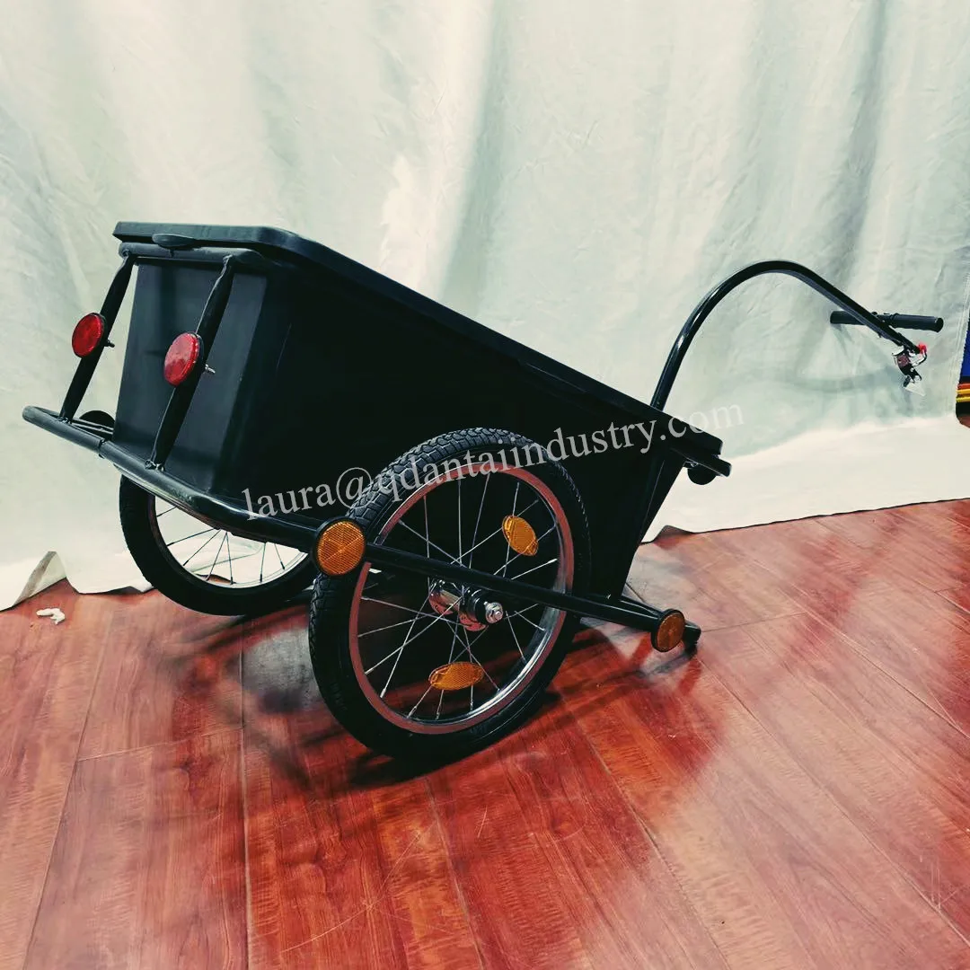 Remolque de carga de vagón de bicicleta cerrado