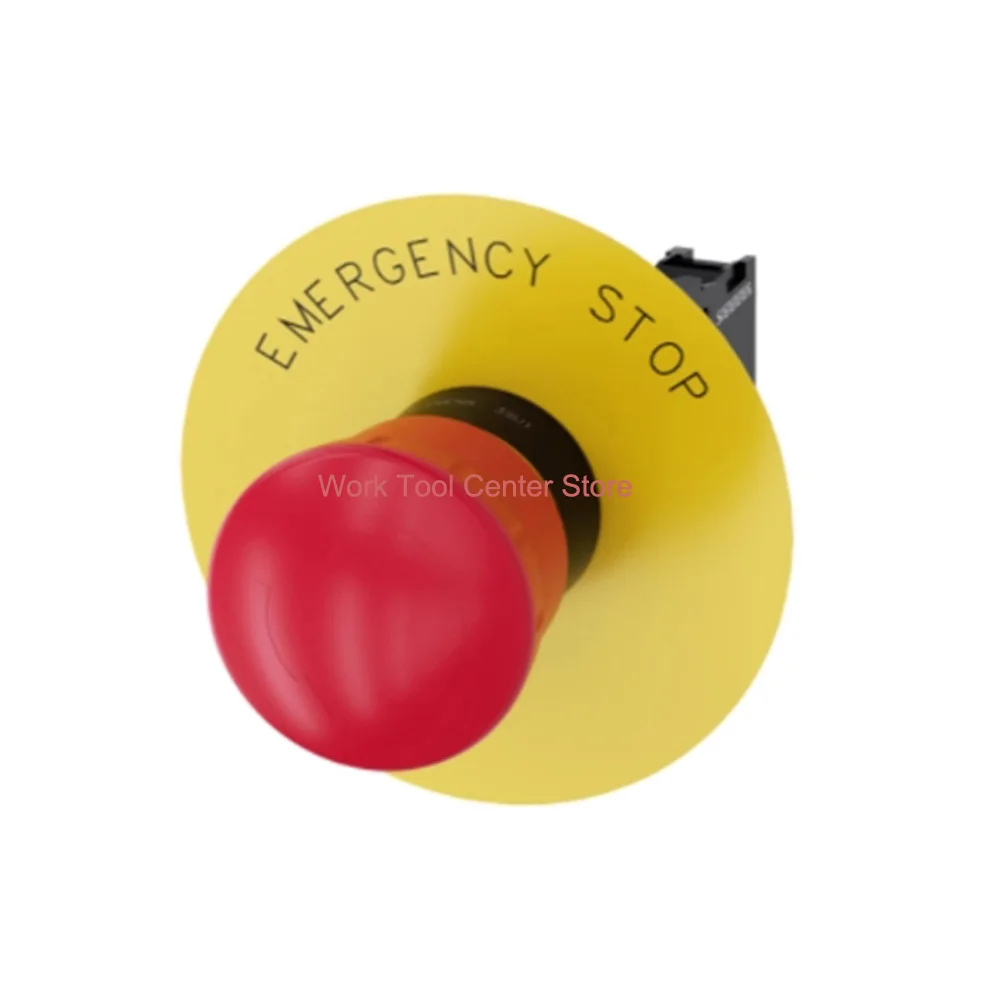 Original EMERGENCY STOP Mushroom Pushbutton 40mm Red 3SU1000-1HB20-0AA0 3SU1100-1HB20-1CF0/1PG0/1CH Key Knob Switch Control 22mm