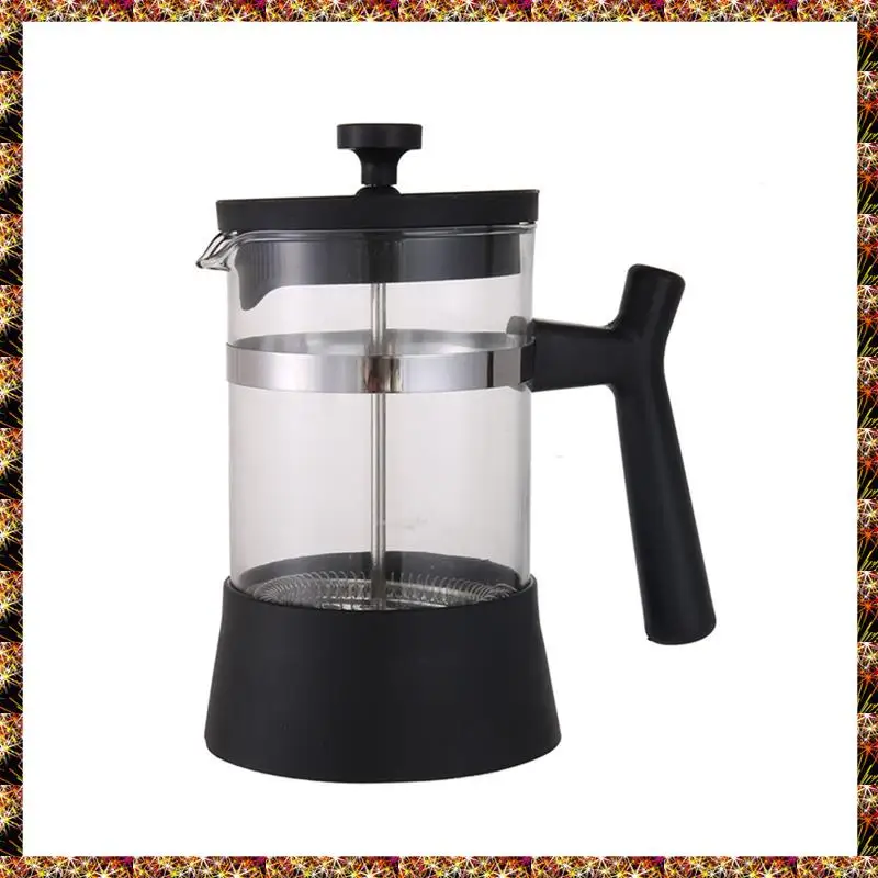 BTCL Hand-Crafted High Borosilicate French Press - Durable And Heat-Resistant Coffee And Tea Filter Maker