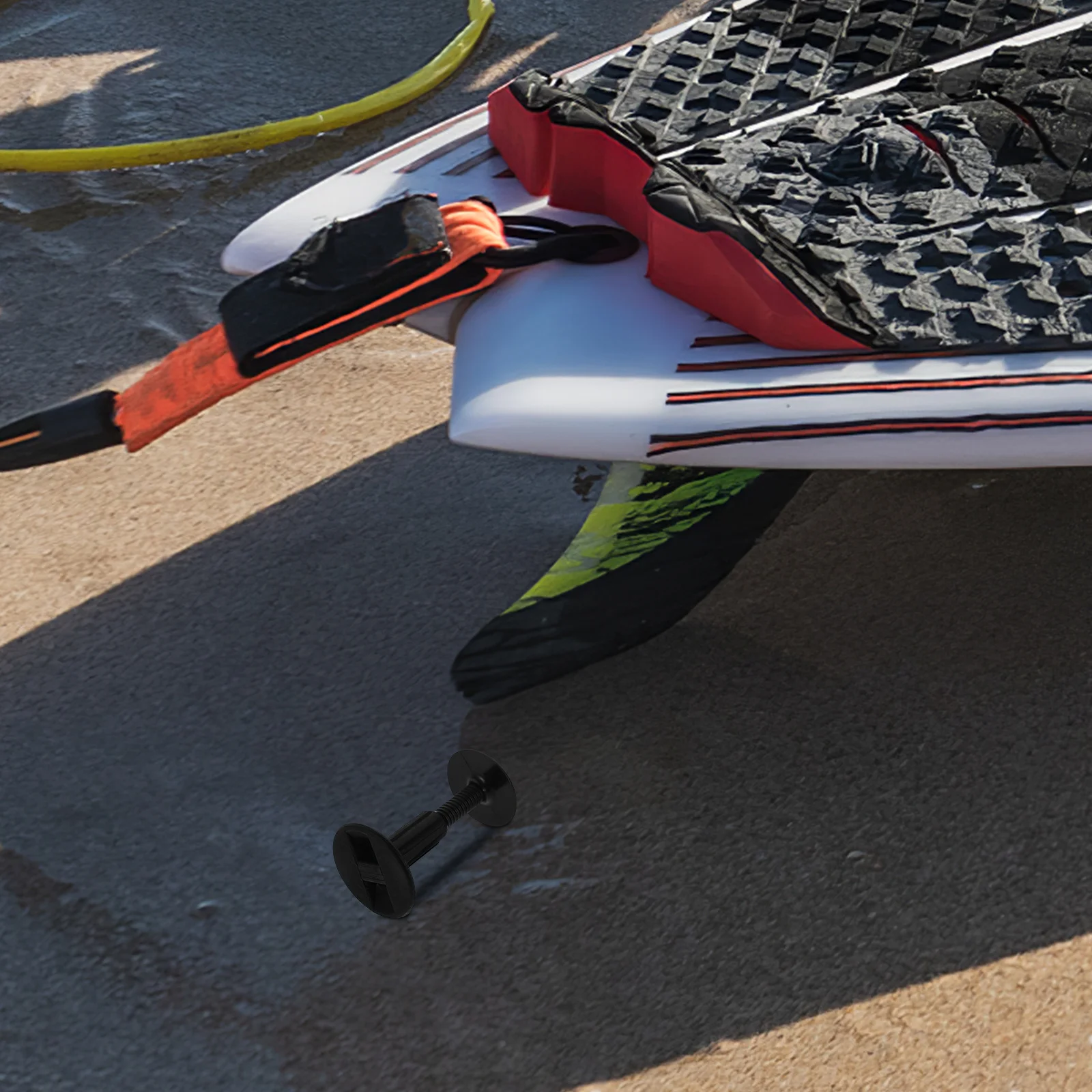 

Surfboard Leash Plug Plastic Foot Rope Hole Paddle Board Safety Accessory Easy Install for Softboard Replacement