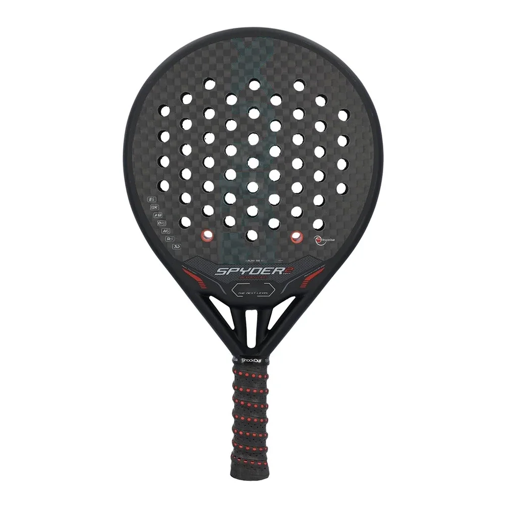 Professional Padel Tennis Racket, Soft Face, Carbon Fiber, Lightweight, Fashionable EVA Sports Equipment, High Quality