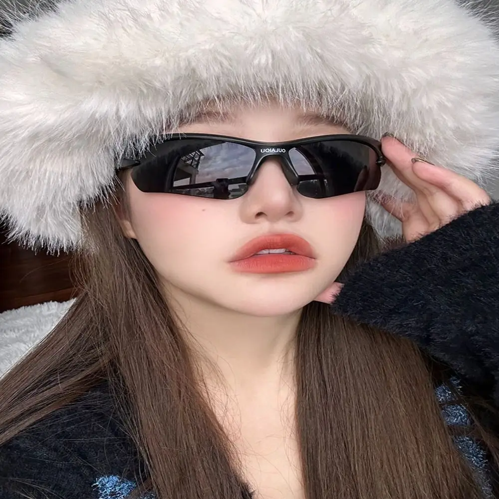 

Fashion Plastics Sports Sunglasses Cycling Driving Y2K Sunglasses Fishing Eyewear for Men Women