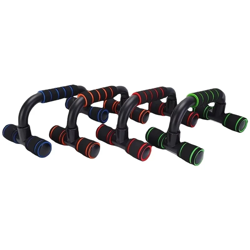 I-Shaped Prone Push-Up Support Bar for Chest Muscle Workout Home Fitness Equipment Foam Push-Up Stand for Strength Training/