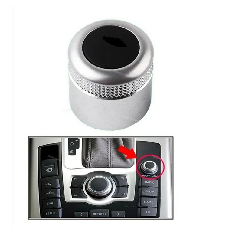 Car MMI Volume Control Knob Multimedia Control Knob Volume Knob 4F0919070 For A6 Allroad 2007-2010 S6 A8 Q7