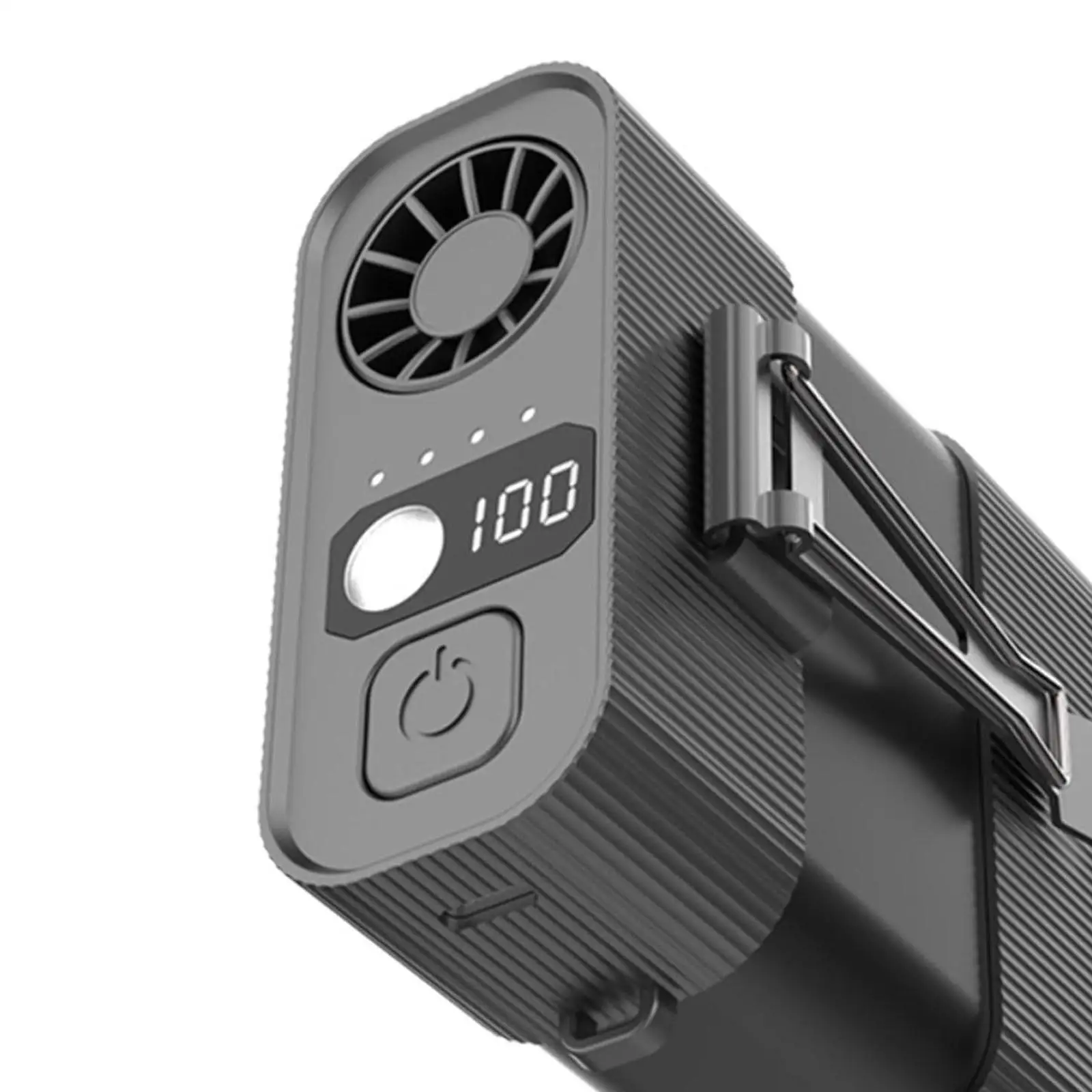 Ventilatore in vita Potente ventilatore personale ricaricabile tramite USB Ventilatore portatile tascabile portatile per zaino in spalla Trekking Escursionismo Arrampicata Campeggio