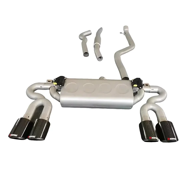 

Customized Stainless Steel Exhaust Pipe 3 Series Changes to M Model With Four Outlets 2.5 Inch Exhaust Pipe