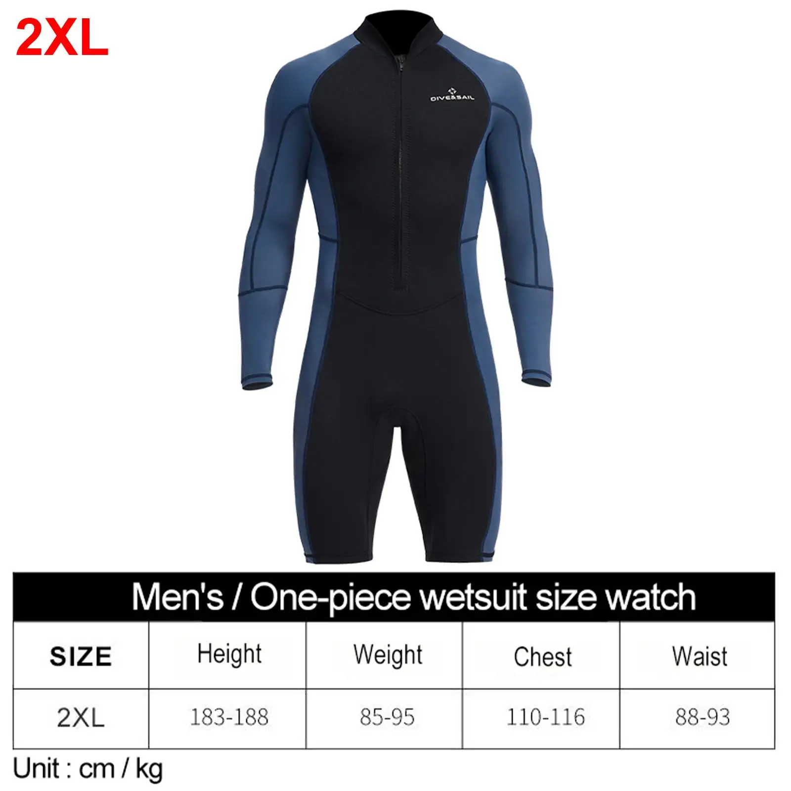 1.5mm Neoprene Men Wetsuit Scuba Diving Suit Swimwear Sports