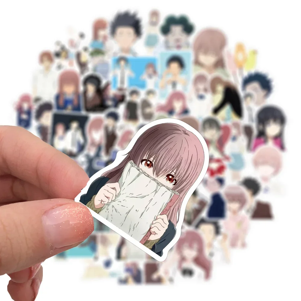 10/50pcs A Silent Voice Stickers for Snowboard Laptop Luggage Fridge DIY Styling Vinyl Home Decor Stickers Sticker 2024