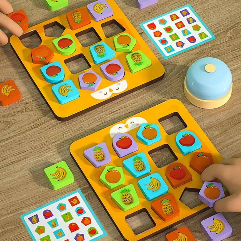 Juguetes de clasificación para niños pequeños, juego de clasificación de colores con forma de bloques a juego, innovador, aprendizaje de colores