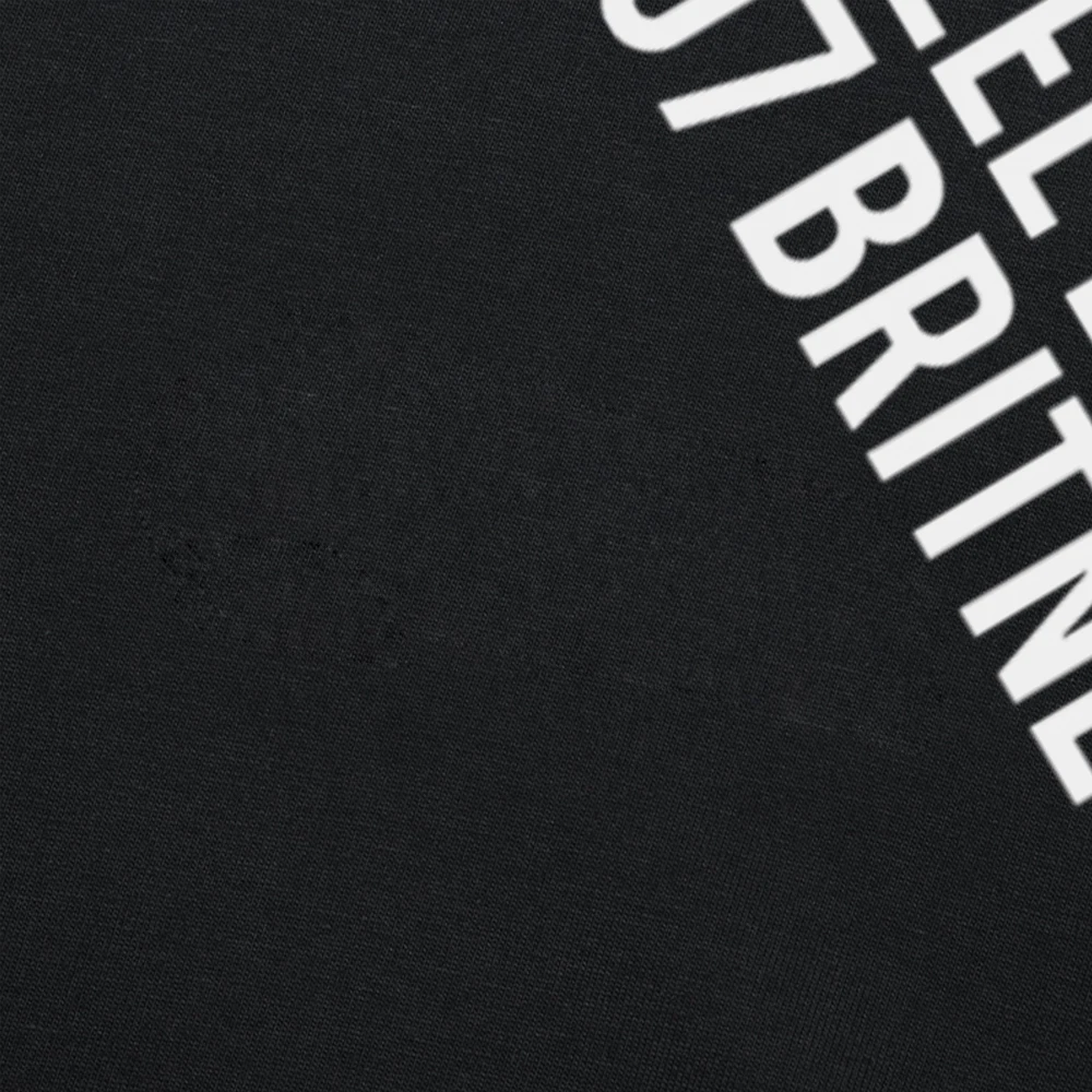 مضحك أشعر مثل 2007 بريتني رسائل تي شيرت المرأة الفكاهة النقية الشارع الشهير تي شيرت قصير الأكمام ملابس للجنسين #2