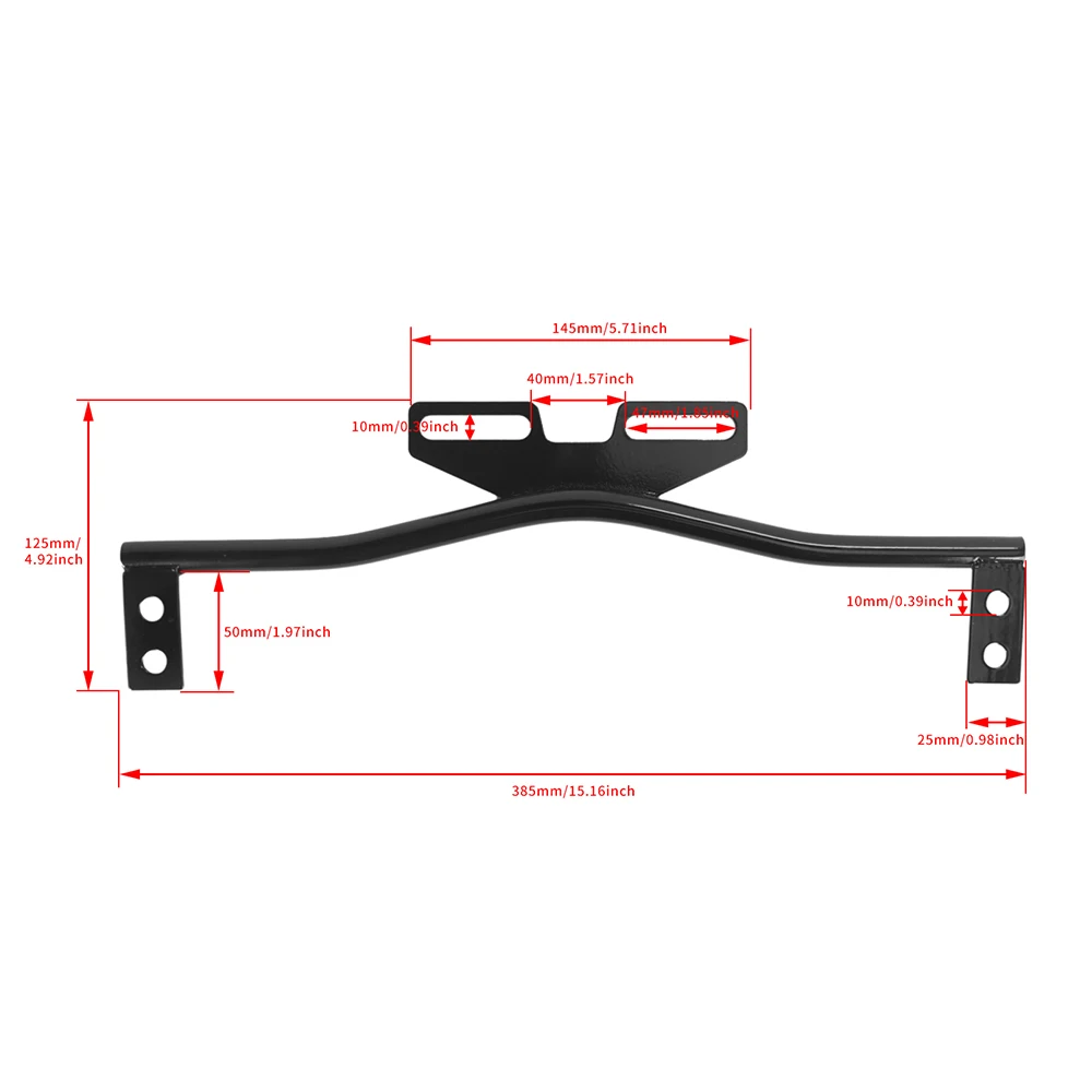 1pc Front Motorcycle Headlight Passing Fog Light Mounts Holder Bracket Auxiliary Bar For Yamaha Triumph Harley