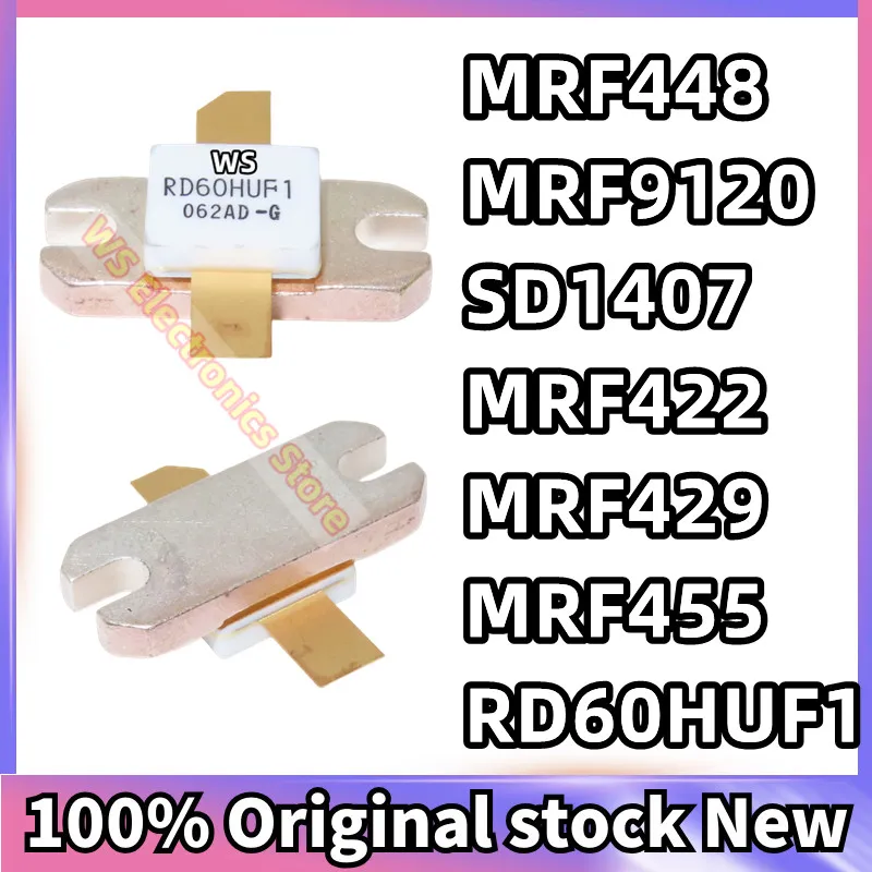 100% new original MRF448 SD1407 RD60HUF1 MRF422 MRF429 MRF455 MRF9120