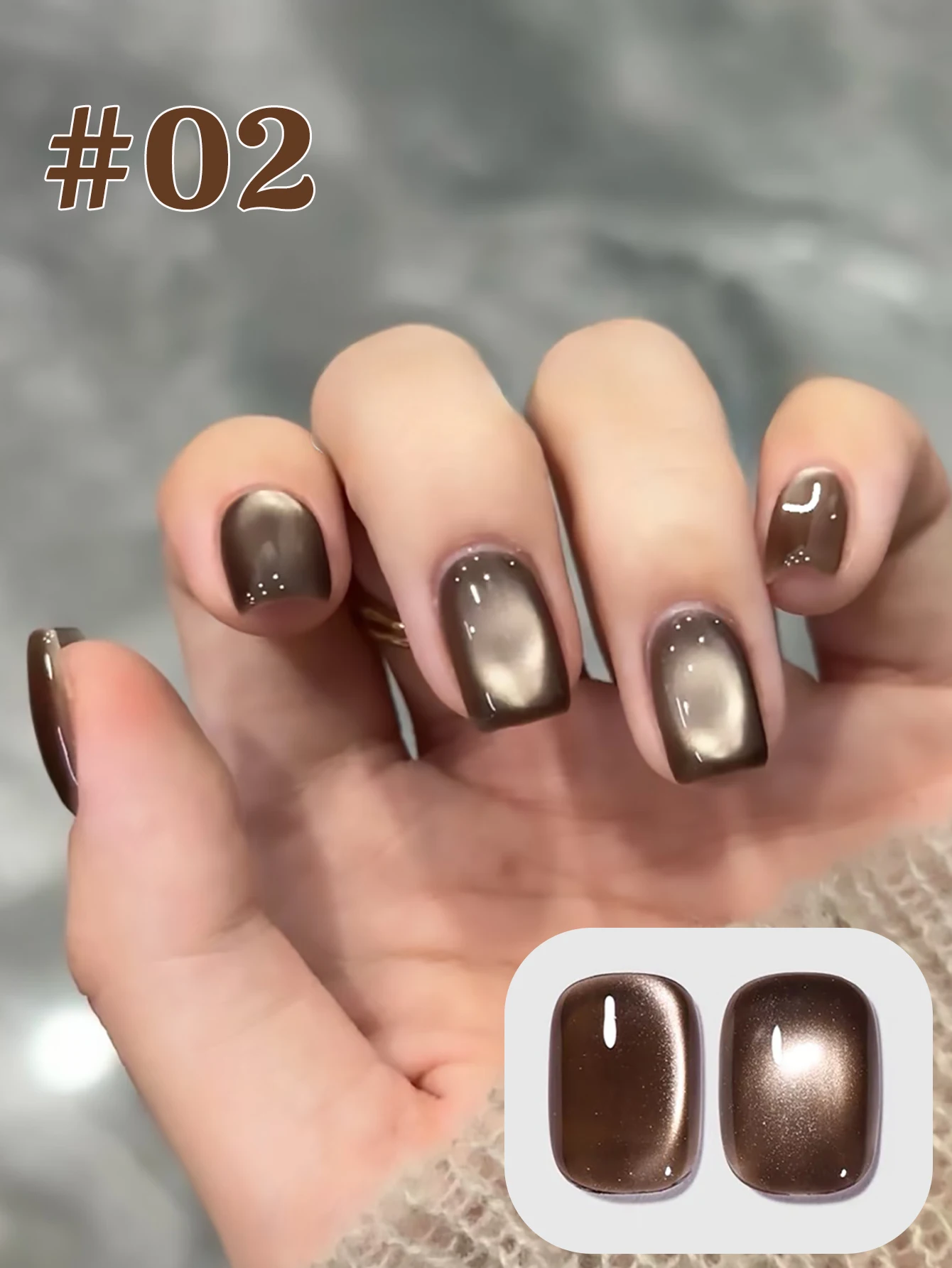 1 pièces WS automne faire bouillir nouveau thé oeil de chat Gel vernis à ongles 2025 blanchiment Maillard thé brun doré brun blanchiment verre perle Nail Art