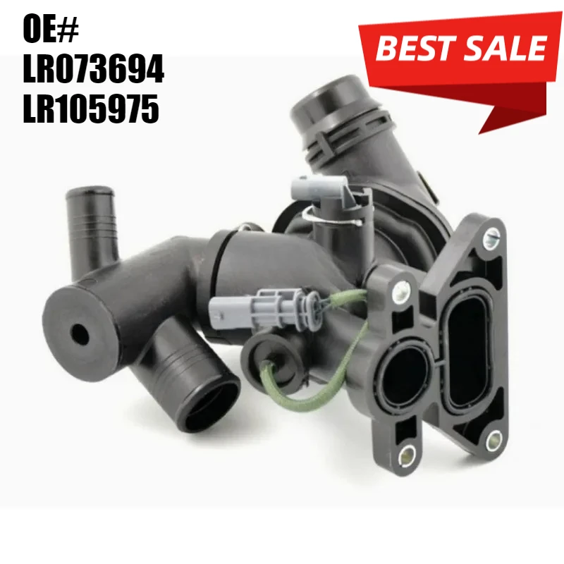 For Land Rover Evoque Range Rover  LR073694 LR105975 Car Cooling System Engine Thermostat JDE40346