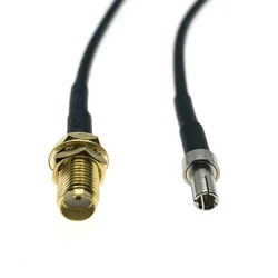 RG174 TS9 Male plug to SMA Female Jack Nut Bulkhead RF connector Coaxial Jumper RF Cable