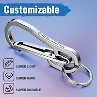 High-grade Stainless Steel Keychain Custom Lettering Keyring Personalized for Men Women Car Buckle Key Chain Ring Holder K415