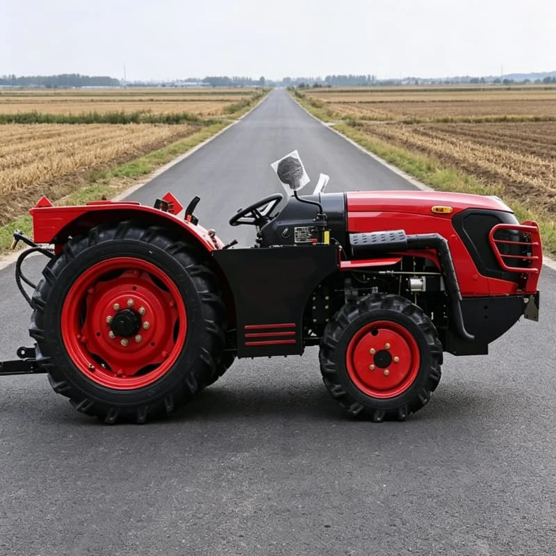 Customized Easy-to-operate Four-wheel Rotary Tractor, Labor-saving Land Reclamation & Ploughing Machine, Rotary Cultivation