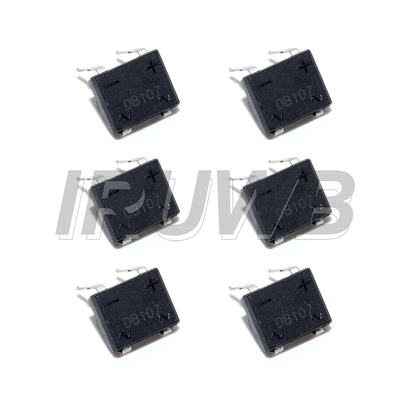 1A 1000V DIP4 DB107 Diode Bridge Single Phases Diode Rectifier Bridges Electronica Componentes