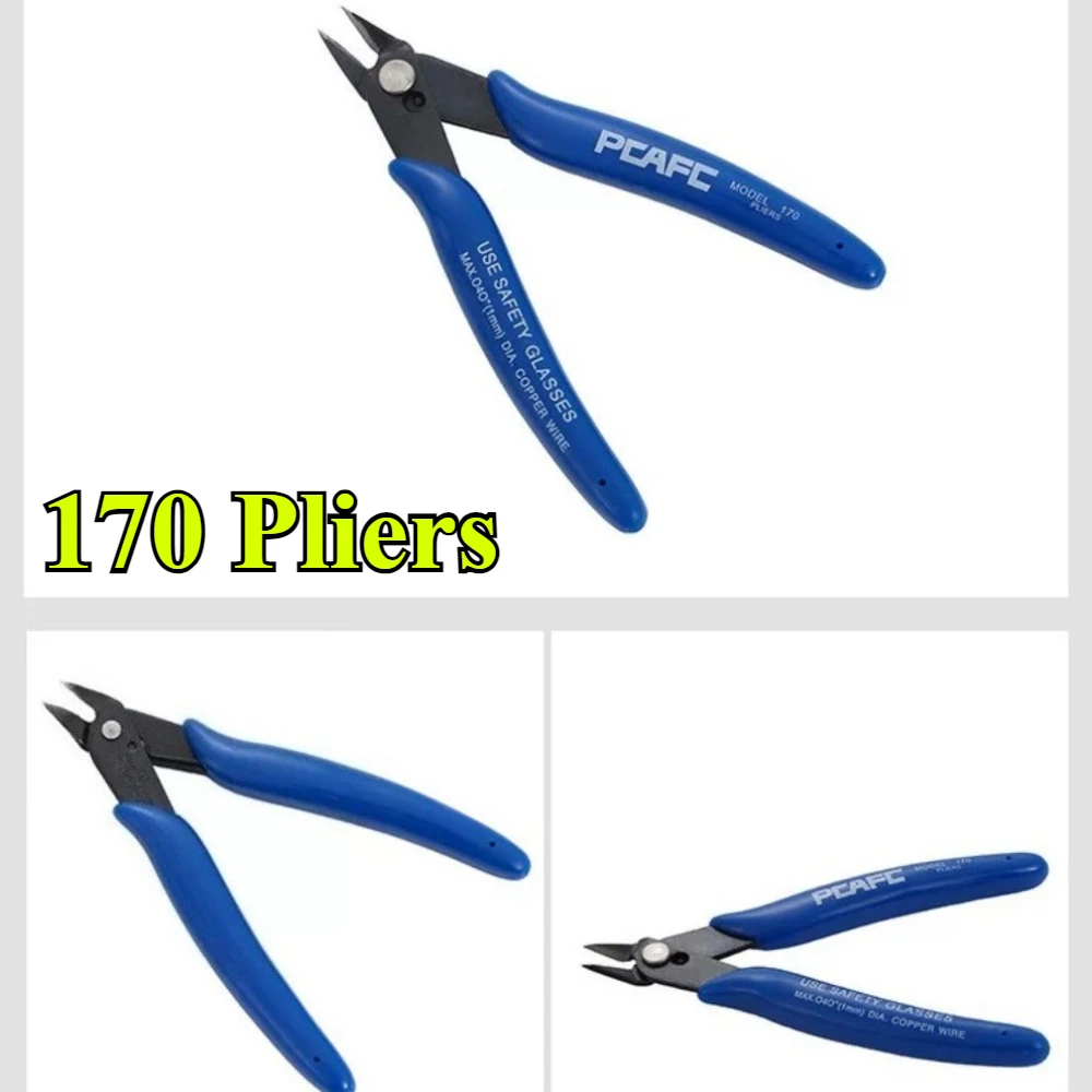 1/2/3/5Pcs 170 Wishful Clamp DIY Electronic Diagonal Pliers Side Cutting Nippers Wire Cutter 3D Printer Parts Hand Tools