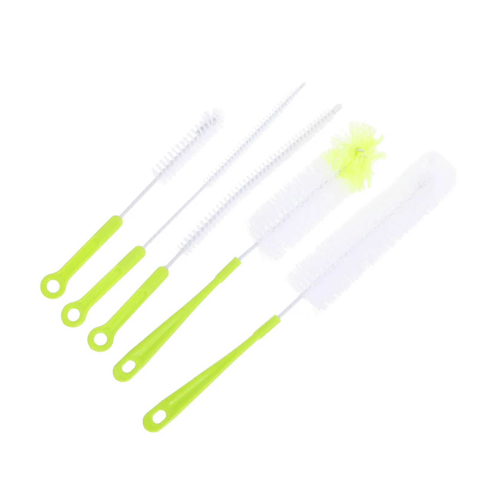 

5Pcs Long Handle Milk Bottle Brush Cleaner Baby Cups Cleaning Brush Washing Cleaner Stubborn Stain Remover