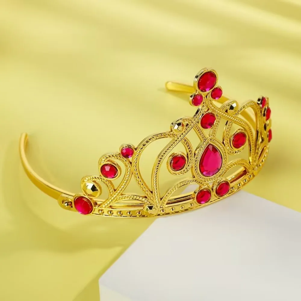 Couronne de petite princesse avec diamant pour enfants, baguette magique, accessoires Kiev illage de Noël