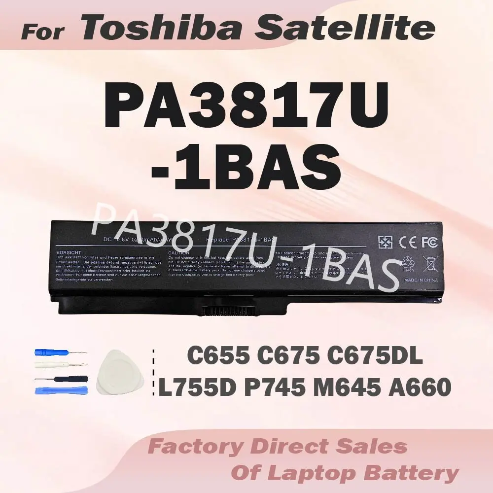 Batería nueva PA3817U-1BAS PA3817U-1BRS para TOSHIBA Satellite L700 L730 L735 L740 L745 L745D L750 L750D L755 L755D L770 L770D L775