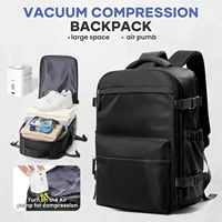Mochila de vacío, bolsa de viaje para hombres, mochila de gran capacidad, mochila para ordenador portátil de negocios, mochila expandible para hombres y mujeres, mochila escolar