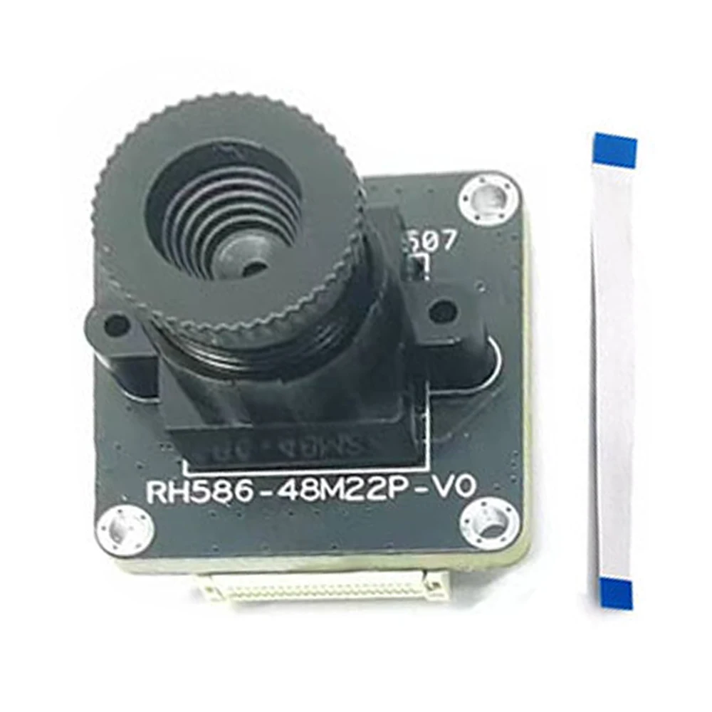 IMX586 โมดูลกล้อง HD 48 ล้านพิกเซล F1.0 รูรับแสงไม่มีการบิดเบือน AF FF MF 79 องศาเลนส์ 4 เลน 22P 0.5mm PITCH MIPI อินเทอร์เฟซ