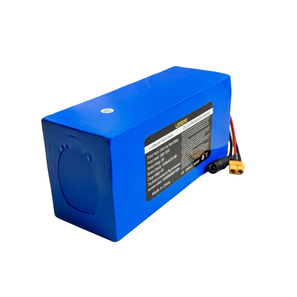 36V10S4P 10,4 Ah akumulator do skutera elektrycznego 36v10400Ah rower elektryczny akumulator litowy 18650 akumulator