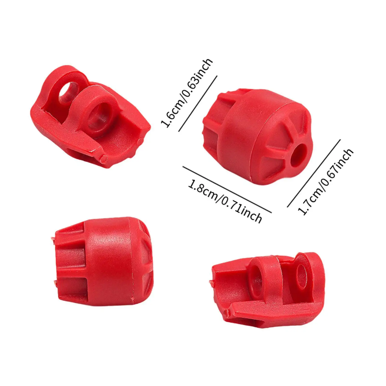 4 stuks Capper Protector Anti-botsing mménagement Deel RC GAP CAP voor de schok