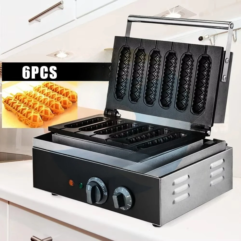 Household Stainless Steel Waffle Bread Maker Electric Crispy Waffle Maker