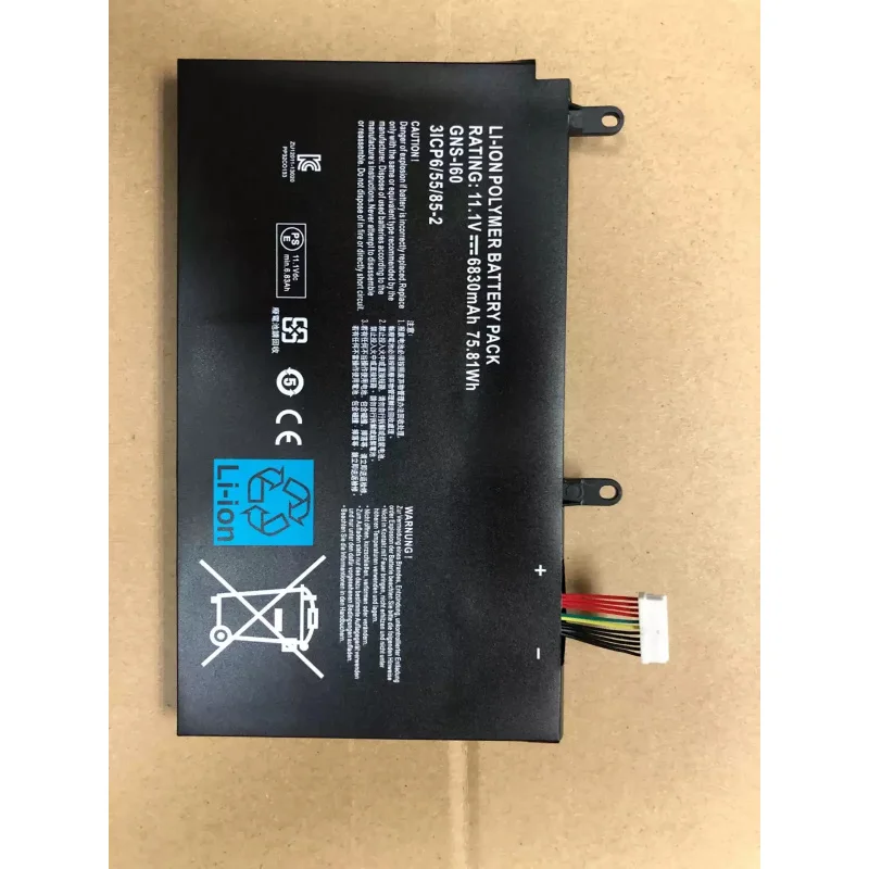

New GNS-I60 Laptop Battery for GIGABYTE P35K P37X P57X P35N P35W P35G P35X P37W P57W 961TA010FA 31CP6/55/85-2 GNS-160 75.81Wh