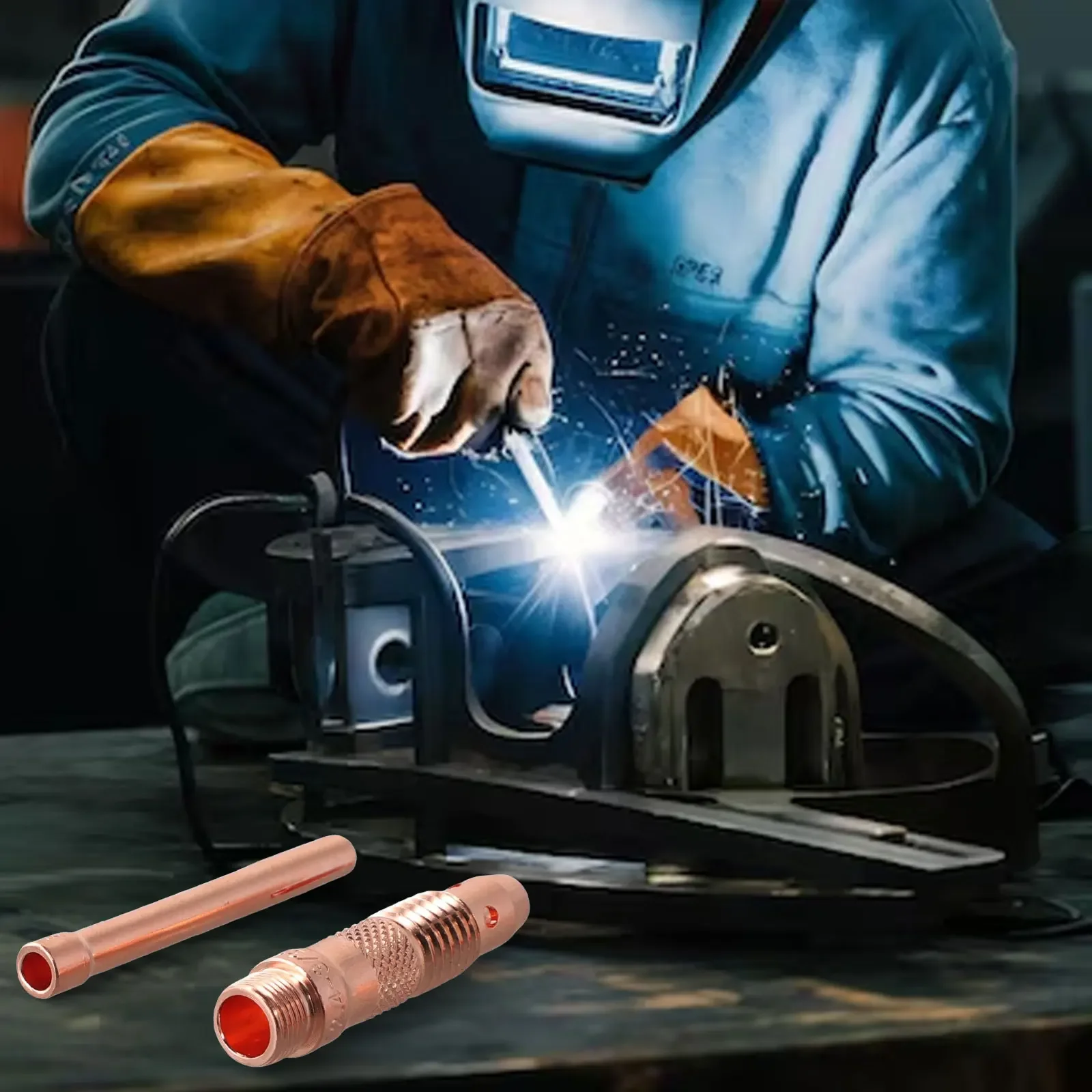Pipeline Locations TIG Collet Bodies Collet Body Easy Installation Effective On Carbon Steel For Air-cooled Torches