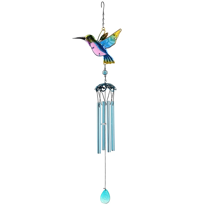 

Garden Wind Chimes Home Decor Outdoor Indoor Hanging Wind Chime Ornament Patio Yard Backyard Metal Windchime Birds Gifts