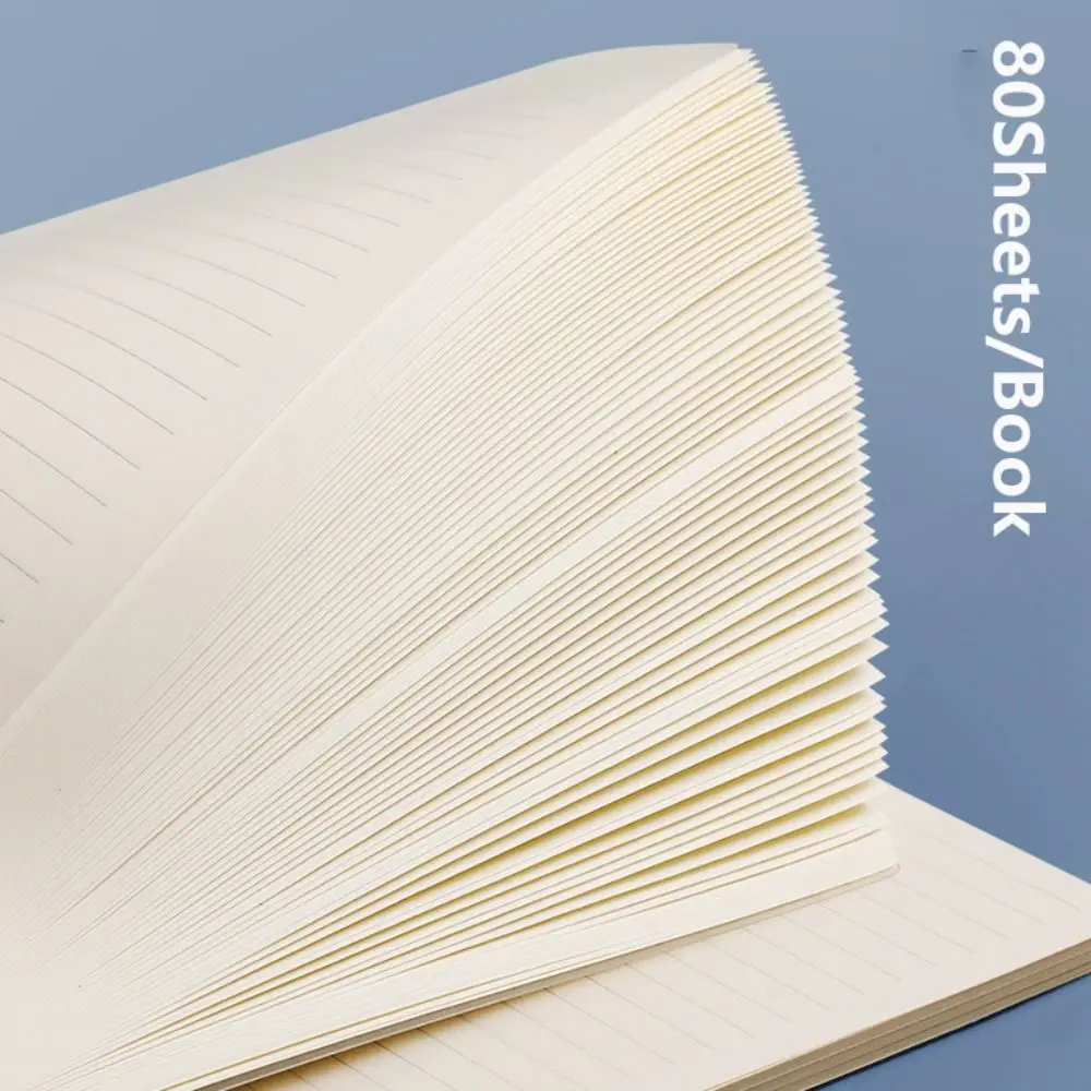 A5/B5/A4 Coil Notebook 80Sheets Grids/Blank/Horizontal Line Spiral Notebook Flip Over Diary Book School Office Supplies