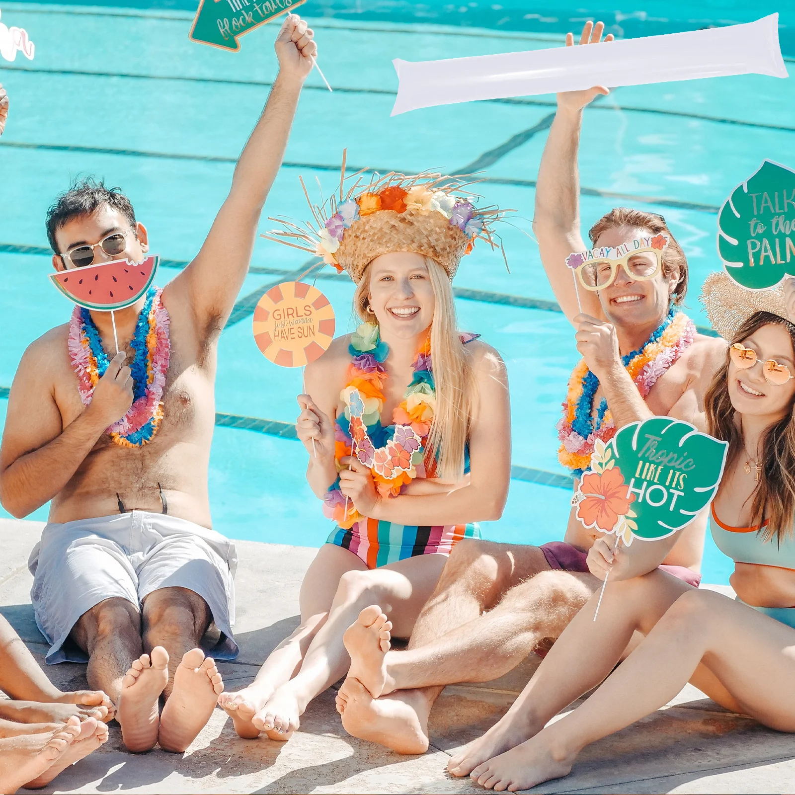 

30Pcs Inflatable Cheering Sticks Pe Material Loud Sound Party Favors Concert Sports Festivals Celebration Noise Makers